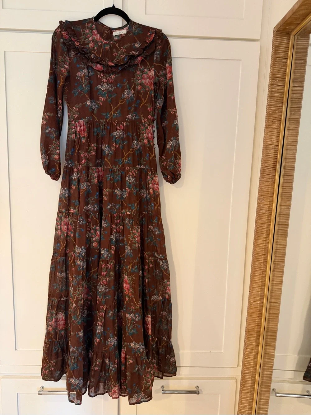 Dôen Aster Dress Bordeaux Winter Floral XS - Picture 9 of 17